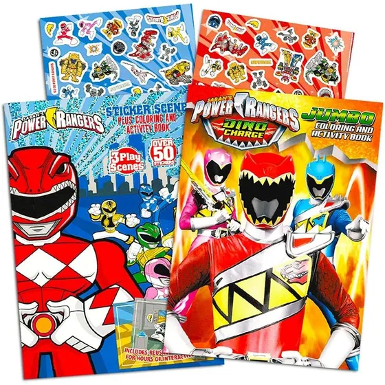 Livro De Colorir Power Rangers Super Set 2 Coloring