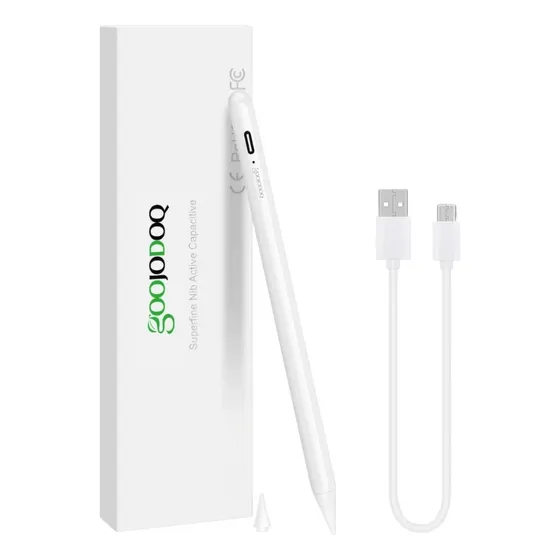 Pencil Goojodoq Para iPad Palm Rejection 1.0mm Branca