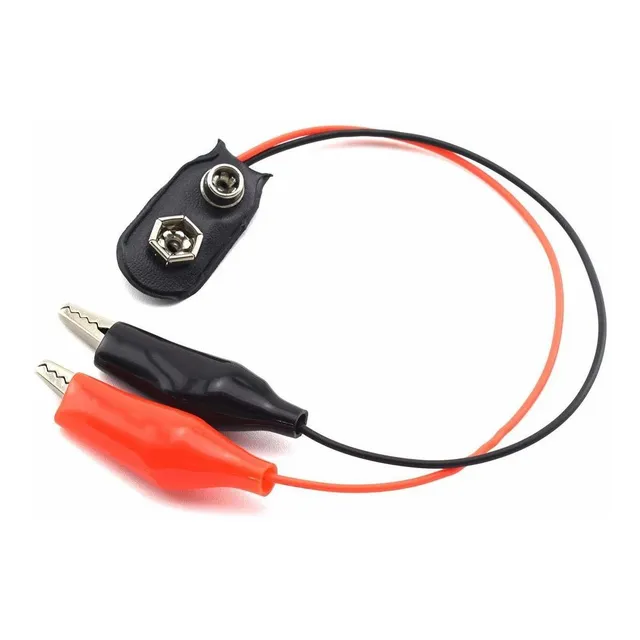 5 Conector Clip Bateria Tipo 9 Cable Positivo Negativo