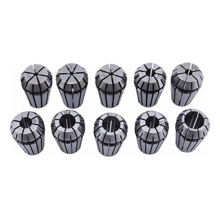 Juego Pinza Resorte 10pcs Er16 1-10mm Para Grabado Torno Cnc Juego Pinza Resorte 10pcs Er16 1-10mm Para Grabado Torno Cnc