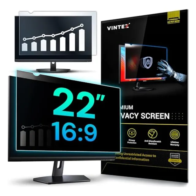 Vintez Pantalla De Privacidad De 22 Pulgadas 16:9