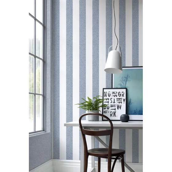 Papel Muresco Vinilico Capsula 5624/1 Azul
