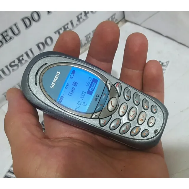 Celular Siemens M50 Led Azul ( Linha A50 ) Antigo De Chip