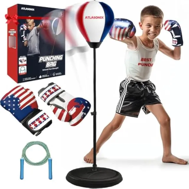 Set De Boxeo De Pie Con Guantes - Divertidos