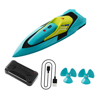 Barco De Control Remoto Rc De Juguete, Juguete Azul Barco De Control Remoto Rc De Juguete, Juguete Azul
