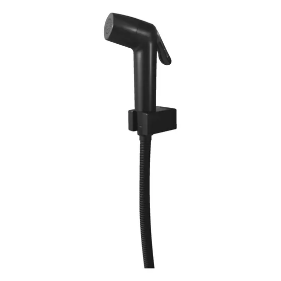 Set Ducha Bidet Sanitario Negro Acabado Mate