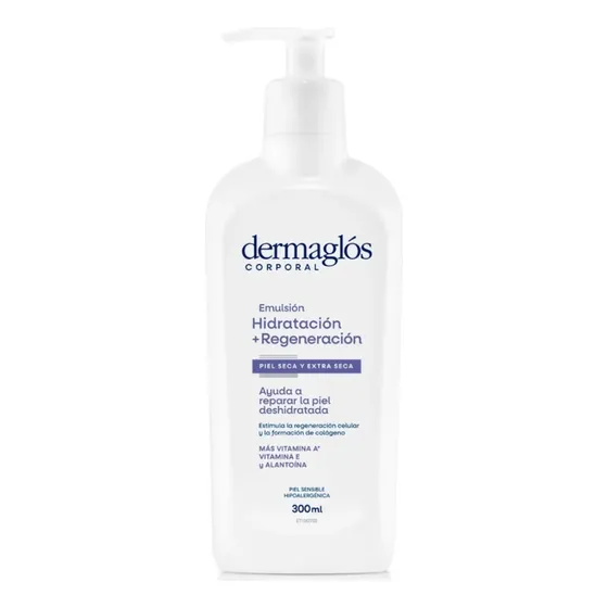 Dermaglós Corporal Regeneración Intensiva Emulsión 300ml Fragancia Delicada Tipo de envase Dosificador