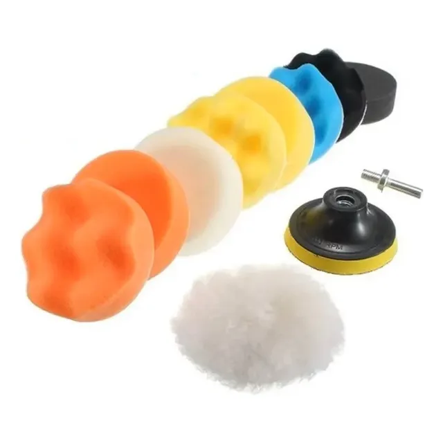 Kit 11 Piezas Esponjas Para Pulir Coches Polichado Taladro