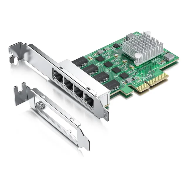 Tarjeta Ethernet 2.5g Con 4 Puertos Y Controlador Realtek Rt
