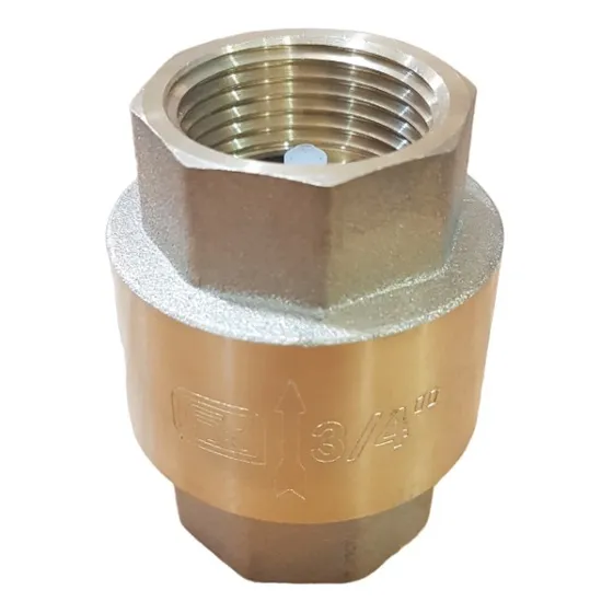 Válvula Check  De Bronce Sello De Plastico 1/2pulgada Faguax