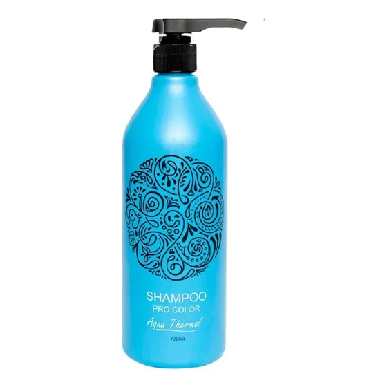 Shampoo Sin Sal Aqua Thermal Pro Color Post Alisado 720ml