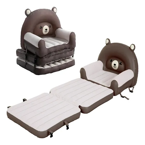 Sillón Inflable Cuadrado Sofa Reclinable Puff Ultra Comodo