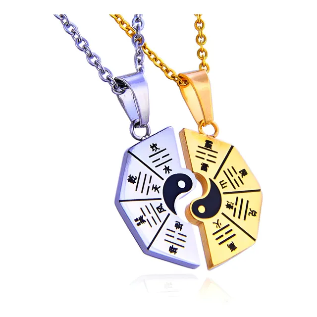 Collar De Amor Bff Novios Collar Ying Y El Yang