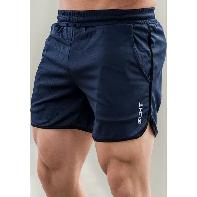 Short Deportivo Ejercicio Gym Slim Fit Elástico Echt M Línea