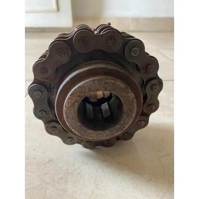 Piñon Doble Con Cadena Para Cosechadoras  Forrajes Menta