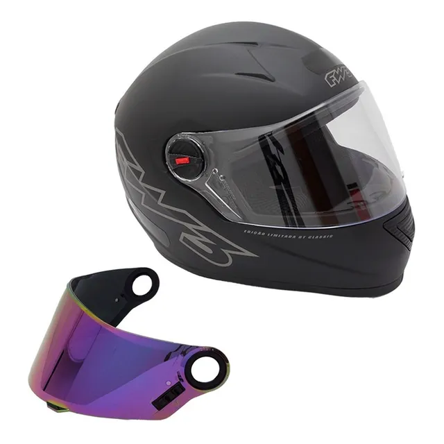 Capacete Moto Fechado Fw3 Gt Classic E Viseira Camaleão