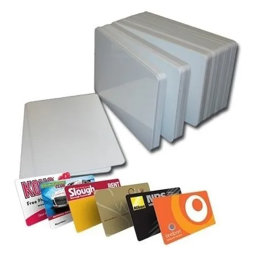 Tarjetas Pvc Credenciales - Paq 100 Unid - Sublimación Calor