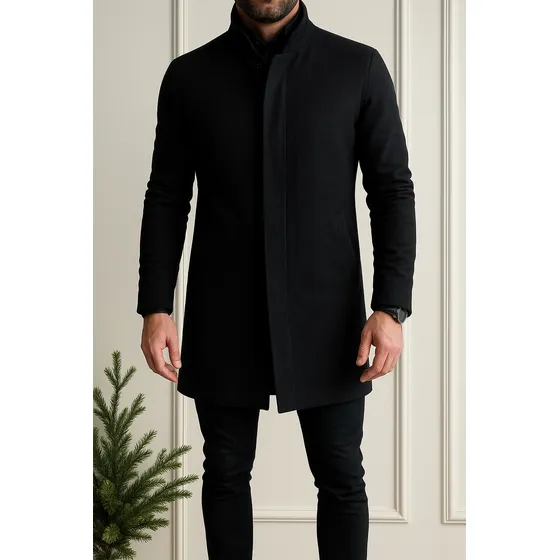 Sobretudo Masculino Elegante Gabardine  Duplo