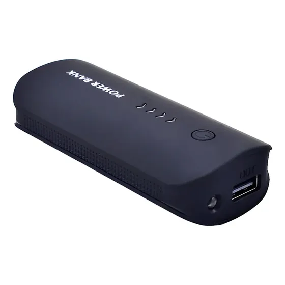 Power Bank Toptecnouy 5.600mAh USB Negro Cargador Portátil de Emergencia | Cuotas sin interés