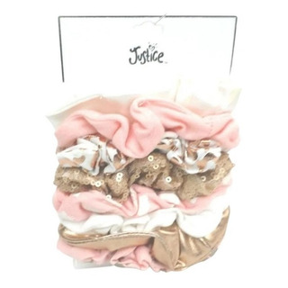 Justice Set De 7 Scrunchies Para Cabello Colores Niña Nuevos Justice Set De 7 Scrunchies Para Cabello Colores Niña Nuevos