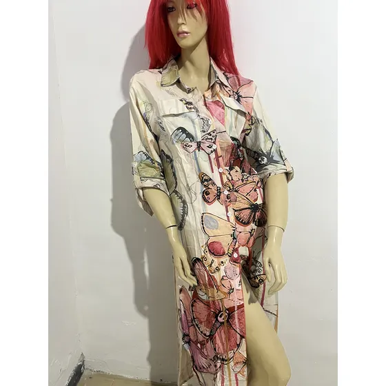 Maxi Vestido Camisero