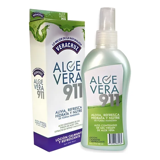 Loción Post Solar Veracruz® 911 Gel Aloe Vera X 185ml