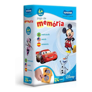 Jogo De Memória Disney Português Inglês E Espanhol Toyster Jogo De Memória Disney Português Inglês E Espanhol Toyster