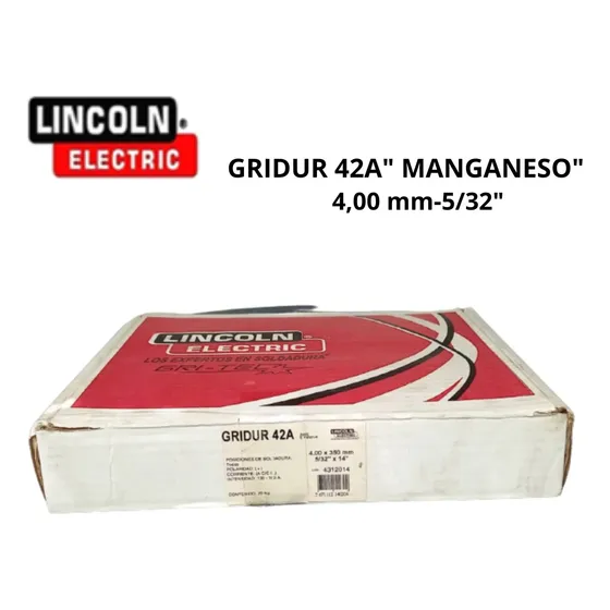 Electrodos Gridur 42a De 5/32 - 4,00 Mm Rec- Duros-manganeso