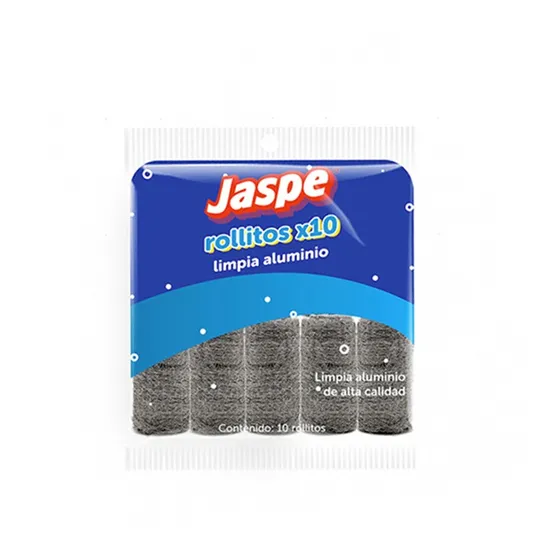 Esponja Jaspe Limpia Aluminio X10 - Prolimpio