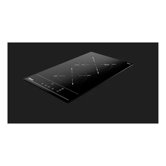 Encimera con alimentación eléctrica - Teka TZC 32320 TTC 220V color negro - 2 hornallas