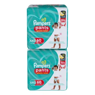 Fralda Pampers Pants Ajuste Total Xxg Com 120un Fralda Pampers Pants Ajuste Total Xxg Com 120un