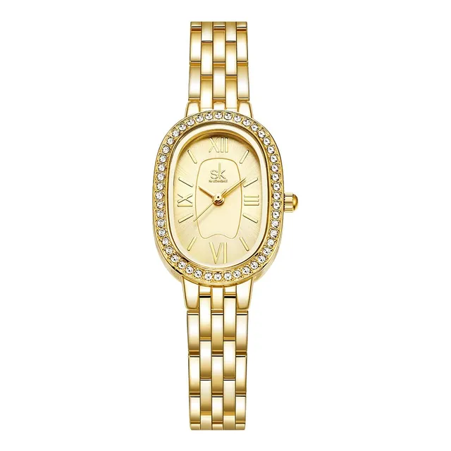 Shengke Sk Mujer De Forma Ovalada Cristal-accented Bkvkd