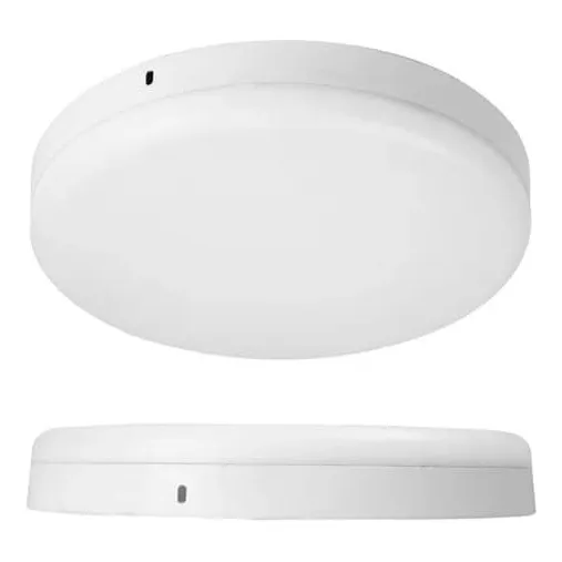 Lámpara Panel Led Superficial Redondo Borde Infinito De 36w 