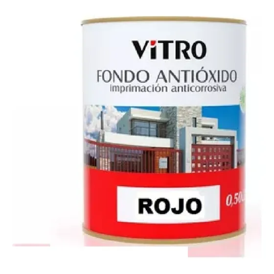 4lt Fondo Antioxido Sintetico Para Metal Vitro 4 Colores