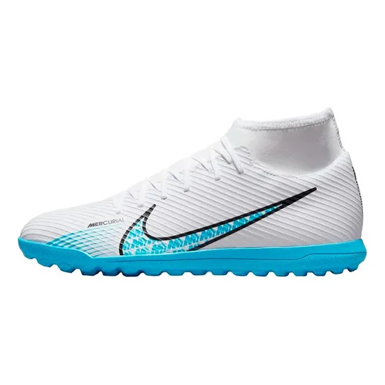 Zapatillas Nike Superfly 9 Club Turf-blanco/azul