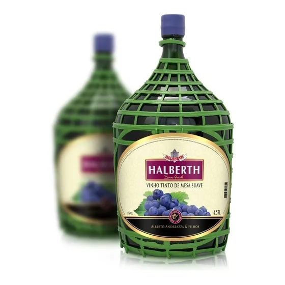 Vinho Tinto De Mesa Suave Halberth Garrafão 4,55 Litro