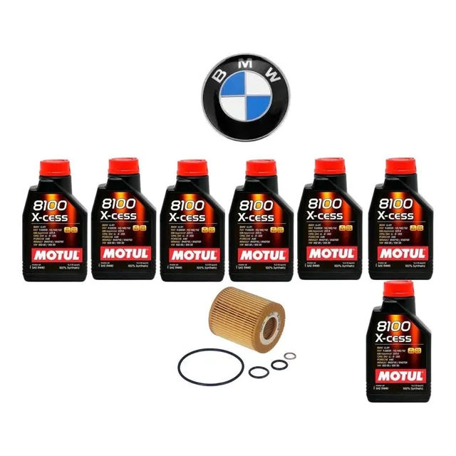 Kit Troca De Oleo Bmw Serie 1 130i 2006 Em Diante Motul 8100