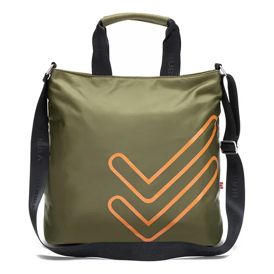 Tote Charlotte Doble Check Green Bubba Essentials
