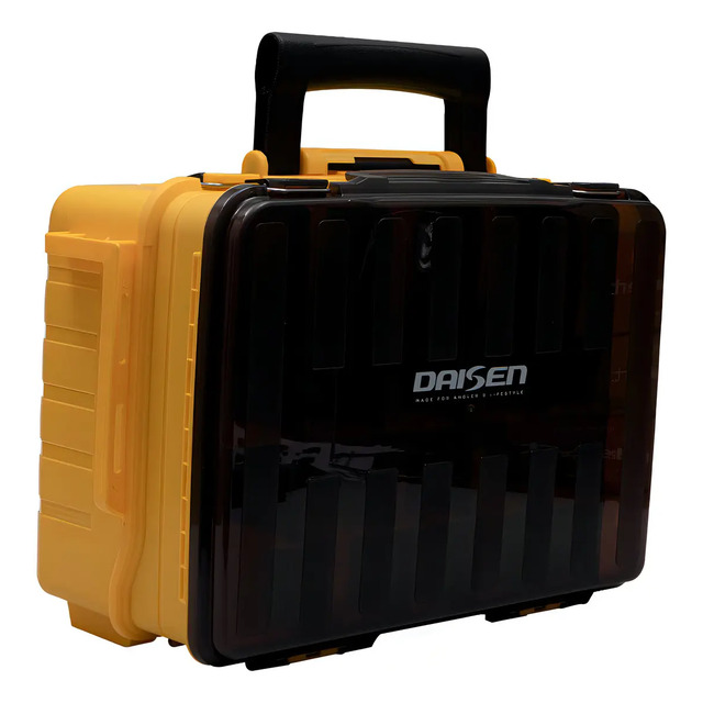 Caixa De Pesca Daisen Ds408 Cor Amarelo Caixa De Pesca Daisen Ds408 Cor Amarelo