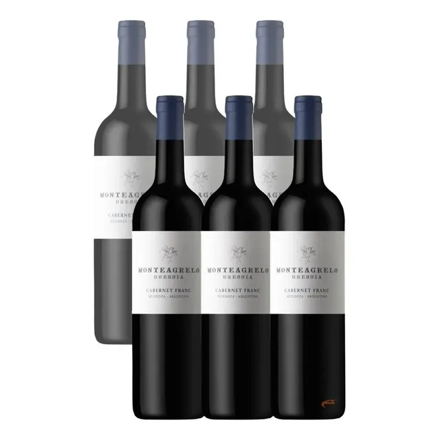 Vino Bressia Monteagrelo Cabernet Franc Caja X 750cc X 6 U