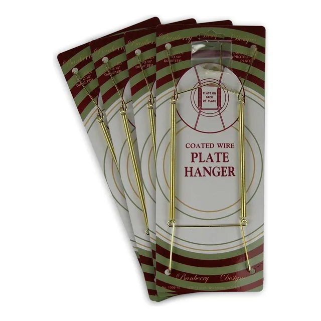 Colgantes De Plato Para Pared, Paquete De 4, Tamaño: 25-35 C
