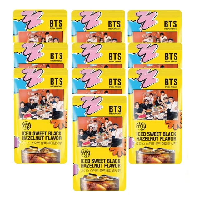 Hy Bts Iced Sweet Black Hazelnut Flavor 10 Pz De 230 Ml