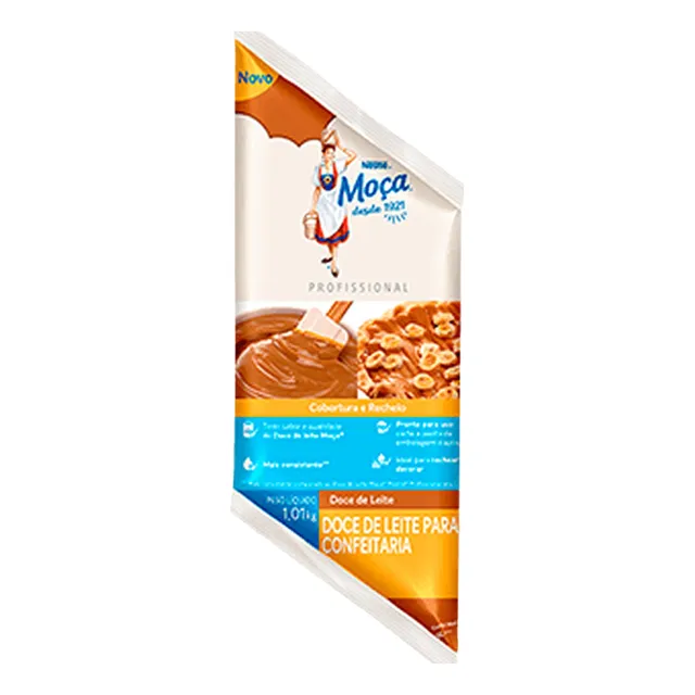 Cobertura E Recheio Moça Doce De Leite 1,01kg Bisnaga Nestlé