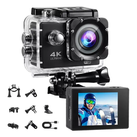 Cámara Deportiva Go Pro 4k Sports Ultra Hd Dv Profesional