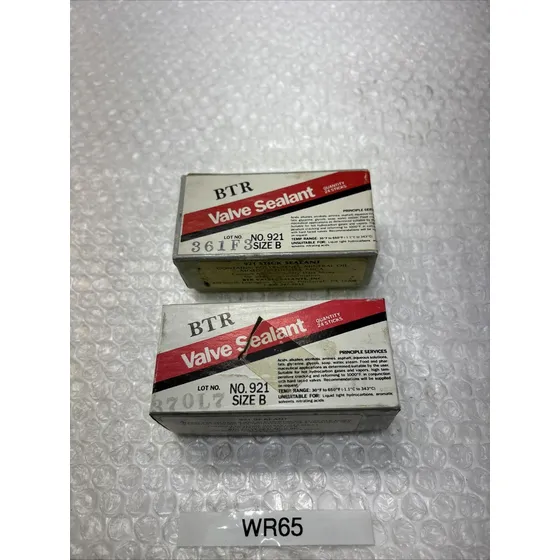 ** New Btr Valve Sealant No:921 Sizeb (lot Of 2)# Jjg