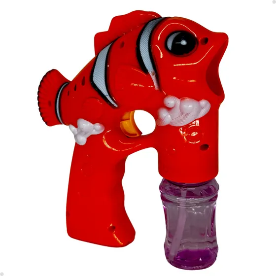 Pistola Arminha Automática Elétrica Bolha Sabão Nemo Musical