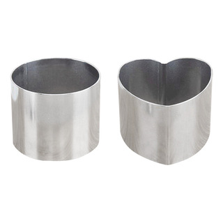 Juego De Moldes Para Tartas En Forma De Corazón Y Aros Redon Juego De Moldes Para Tartas En Forma De Corazón Y Aros Redon