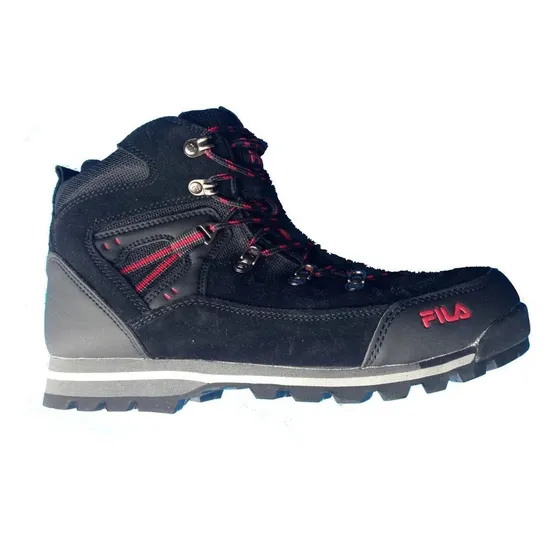 Fila Bota Montañismo Negro Gris Italianas Originales Hombre