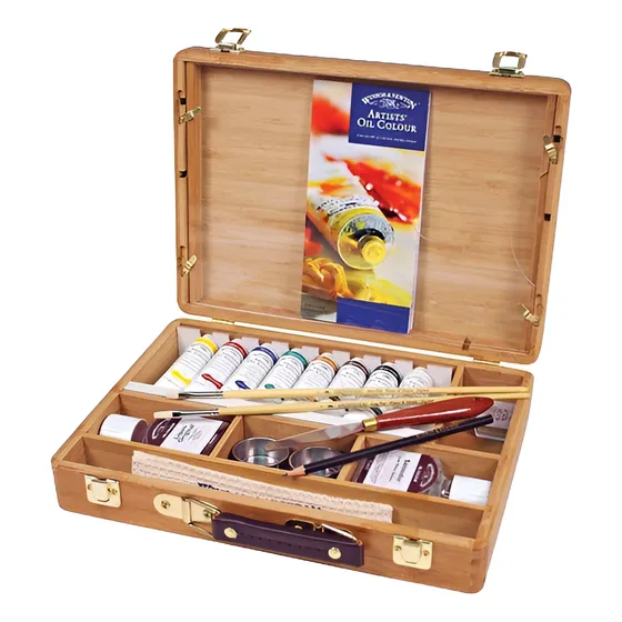 Set Oleos Profesionales Winsor & Newton Bamboo! Unicos!!