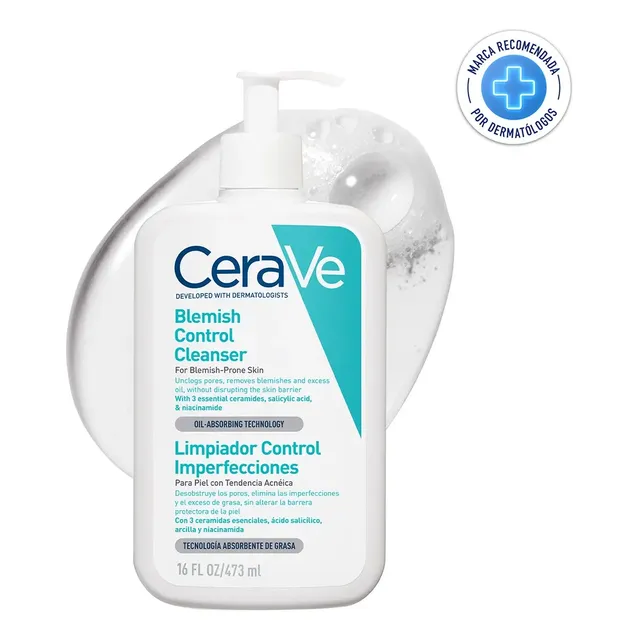 Limpiador Control Imperfecciones 473 Ml Acneica Dia/noche
